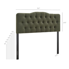 Load image into Gallery viewer, Annabel Premium Linen Blend King Headboard by Modway
