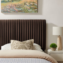 Load image into Gallery viewer, Eloise Stain-Resistant Performance Velvet Twin Headboard by Modway
