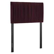 Load image into Gallery viewer, Eloise Stain-Resistant Performance Velvet Twin Headboard by Modway

