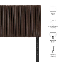Load image into Gallery viewer, Eloise Stain-Resistant Performance Velvet Queen Headboard by Modway
