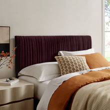 Load image into Gallery viewer, Eloise Stain-Resistant Performance Velvet King Headboard by Modway
