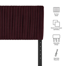 Load image into Gallery viewer, Eloise Stain-Resistant Performance Velvet King Headboard by Modway

