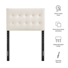 Load image into Gallery viewer, Emily Stain-Resistant Performance Velvet Twin Size Headboard by Modway
