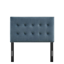 Load image into Gallery viewer, Emily Stain-Resistant Performance Velvet Twin Size Headboard by Modway
