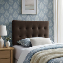 Load image into Gallery viewer, Emily Stain-Resistant Performance Velvet Twin Size Headboard by Modway
