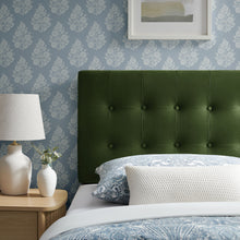 Load image into Gallery viewer, Emily Stain-Resistant Performance Velvet Twin Size Headboard by Modway
