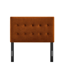 Load image into Gallery viewer, Emily Stain-Resistant Performance Velvet Twin Size Headboard by Modway
