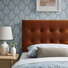 Load image into Gallery viewer, Emily Stain-Resistant Performance Velvet Twin Size Headboard by Modway

