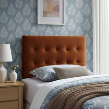 Load image into Gallery viewer, Emily Stain-Resistant Performance Velvet Twin Size Headboard by Modway
