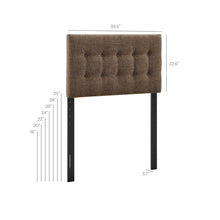 Load image into Gallery viewer, Emily Fabric Upholstered Twin Size Headboard by Modway
