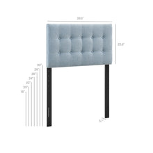 Load image into Gallery viewer, Emily Fabric Upholstered Twin Size Headboard by Modway
