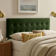 Load image into Gallery viewer, Emily Stain-Resistant Performance Velvet Full Size Headboard by Modway
