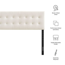 Load image into Gallery viewer, Emily Stain-Resistant Performance Velvet Queen Size Headboard by Modway
