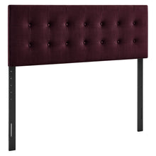 Load image into Gallery viewer, Emily Stain-Resistant Performance Velvet Queen Size Headboard by Modway
