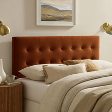 Load image into Gallery viewer, Emily Stain-Resistant Performance Velvet Queen Size Headboard by Modway
