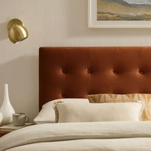 Load image into Gallery viewer, Emily Stain-Resistant Performance Velvet King Size Headboard by Modway
