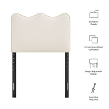 Load image into Gallery viewer, Athena Stain-Resistant Performance Velvet Twin Size Headboard by Modway
