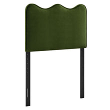 Load image into Gallery viewer, Athena Stain-Resistant Performance Velvet Twin Size Headboard by Modway
