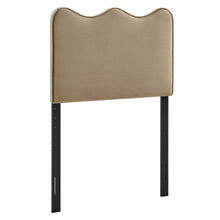 Load image into Gallery viewer, Athena Stain-Resistant Performance Velvet Twin Size Headboard by Modway
