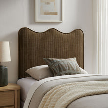 Load image into Gallery viewer, Athena Striped Fabric Upholstered Twin Size Headboard by Modway
