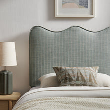 Load image into Gallery viewer, Athena Striped Fabric Upholstered Twin Size Headboard by Modway
