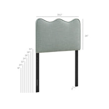 Load image into Gallery viewer, Athena Striped Fabric Upholstered Twin Size Headboard by Modway
