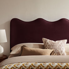 Load image into Gallery viewer, Athena Stain-Resistant Performance Velvet Full Size Headboard by Modway
