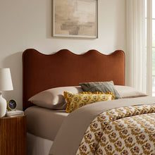 Load image into Gallery viewer, Athena Stain-Resistant Performance Velvet Queen Size Headboard by Modway
