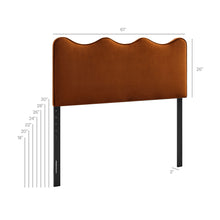 Load image into Gallery viewer, Athena Stain-Resistant Performance Velvet Queen Size Headboard by Modway
