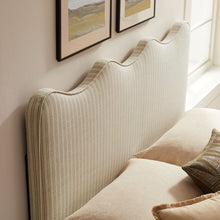 Load image into Gallery viewer, Athena Striped Fabric Upholstered Queen Size Headboard by Modway
