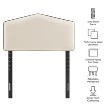 Load image into Gallery viewer, Cosette Performance Velvet Twin Size Headboard by Modway
