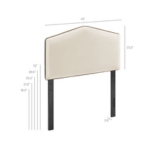 Load image into Gallery viewer, Cosette Performance Velvet Twin Size Headboard by Modway
