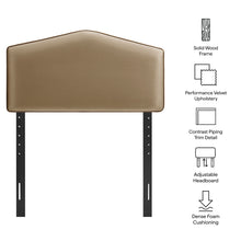 Load image into Gallery viewer, Cosette Performance Velvet Twin Size Headboard by Modway
