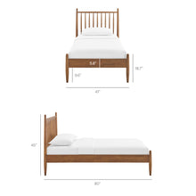 Load image into Gallery viewer, Zane Twin Size Spindle Bed Frame by Modway
