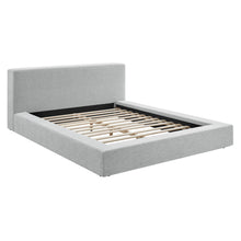 Load image into Gallery viewer, Luma Chenille Upholstered Queen Platform Bed Frame by Modway
