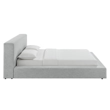 Load image into Gallery viewer, Luma Chenille Upholstered King Platform Bed Frame by Modway
