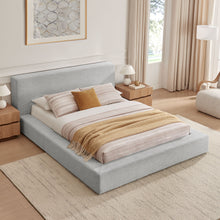 Load image into Gallery viewer, Luma Chenille Upholstered King Platform Bed Frame by Modway
