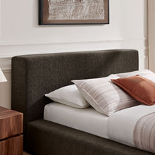 Load image into Gallery viewer, Luma Chenille Upholstered Queen Platform Bed Frame by Modway
