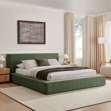 Load image into Gallery viewer, Luma Chenille Upholstered King Platform Bed Frame by Modway
