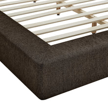 Load image into Gallery viewer, Luma Chenille Upholstered King Platform Bed Frame by Modway
