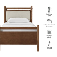 Load image into Gallery viewer, Leni Twin Size Wood Platform Bed Frame by Modway
