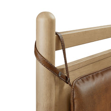 Load image into Gallery viewer, Leni Twin Size Vegan Leather and Wood Platform Bed Frame by Modway
