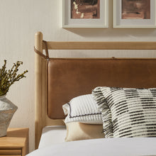 Load image into Gallery viewer, Leni Twin Size Vegan Leather and Wood Platform Bed Frame by Modway
