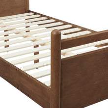 Load image into Gallery viewer, Leni Twin Size Vegan Leather and Wood Platform Bed Frame by Modway
