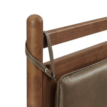 Load image into Gallery viewer, Leni Queen Size Vegan Leather and Wood Platform Bed Frame by Modway
