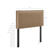 Load image into Gallery viewer, Camille Upholstered Linen Blend Twin Size Headboard by Modway
