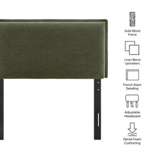 Load image into Gallery viewer, Camille Upholstered Linen Blend Twin Size Headboard by Modway
