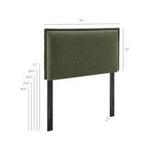 Load image into Gallery viewer, Camille Upholstered Linen Blend Twin Size Headboard by Modway
