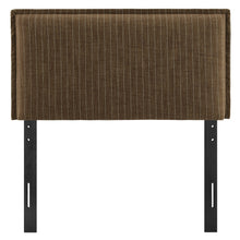 Load image into Gallery viewer, Camille Striped Linen Blend Twin Size Headboard by Modway
