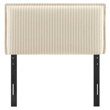 Load image into Gallery viewer, Camille Striped Linen Blend Twin Size Headboard by Modway
